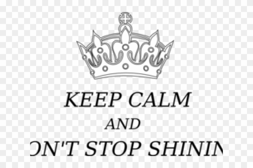 Calm Clipart Keep Calm - Keep Calm Crown White Vector - Png Download #1067714