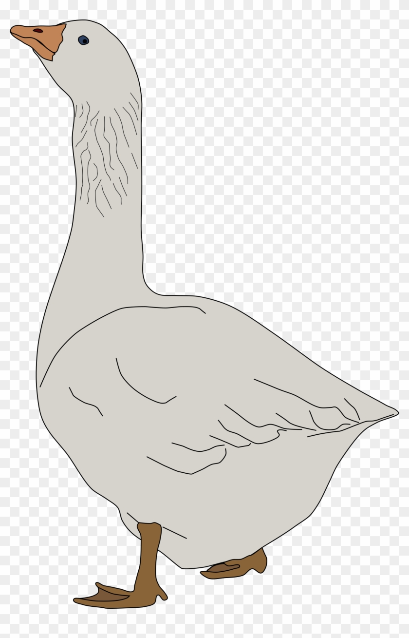 Goose Clipart Happy - Goose Cartoon Png Transparent Png