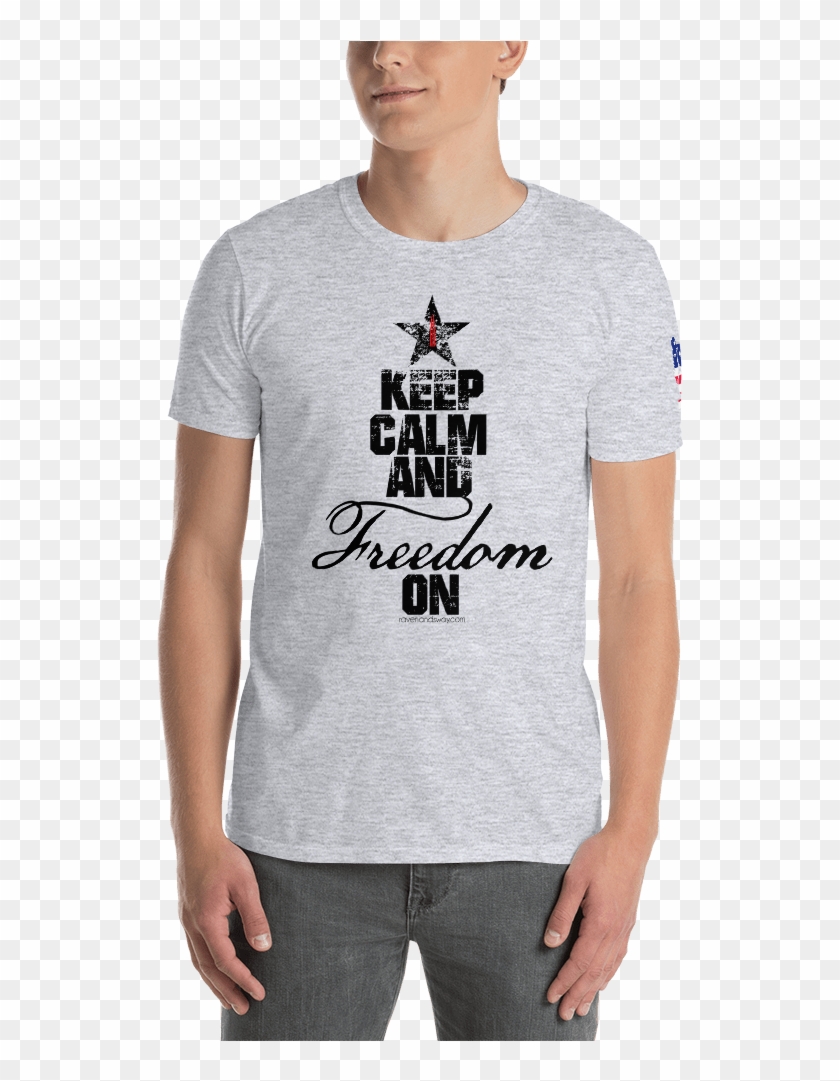 Keep Calm & Freedom On - Abscess Urine Junkies Shirt Clipart #1067814