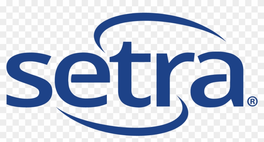 Setra Logo In Blue, Large, Transparent Background, - Graphic Design Clipart