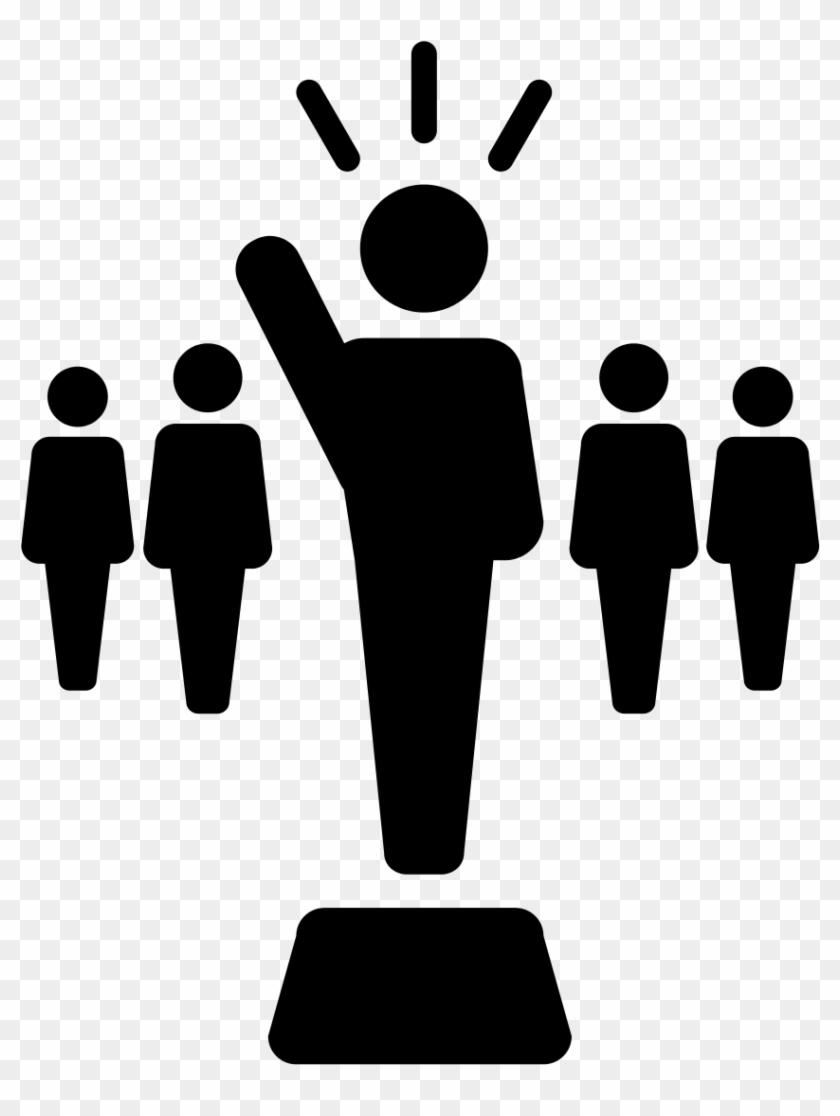 Icon 50801 - Leadership Clipart Black And White - Png Download