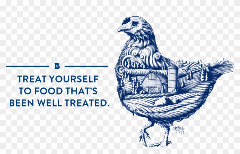 Here's Some More Of Their Interesting Graphics Keep - Blue Goose Chicken Clipart #1068165