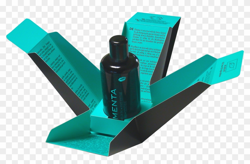 Download Amanprana Organic Mouth Oil Menta Open Package - Mascara Clipart