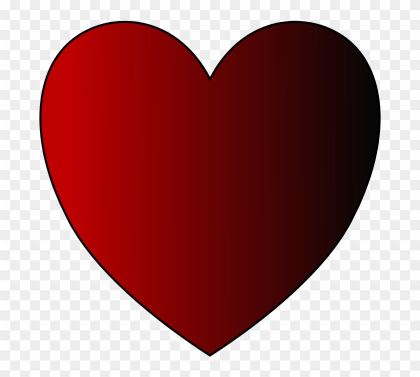 Red Heart Clipart - Red Heart Pdf - Png Download