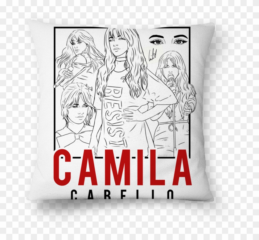 Almofada Camila Cabello Desenho De Bruna Toledona - Enzo Olive Oil Clipart
