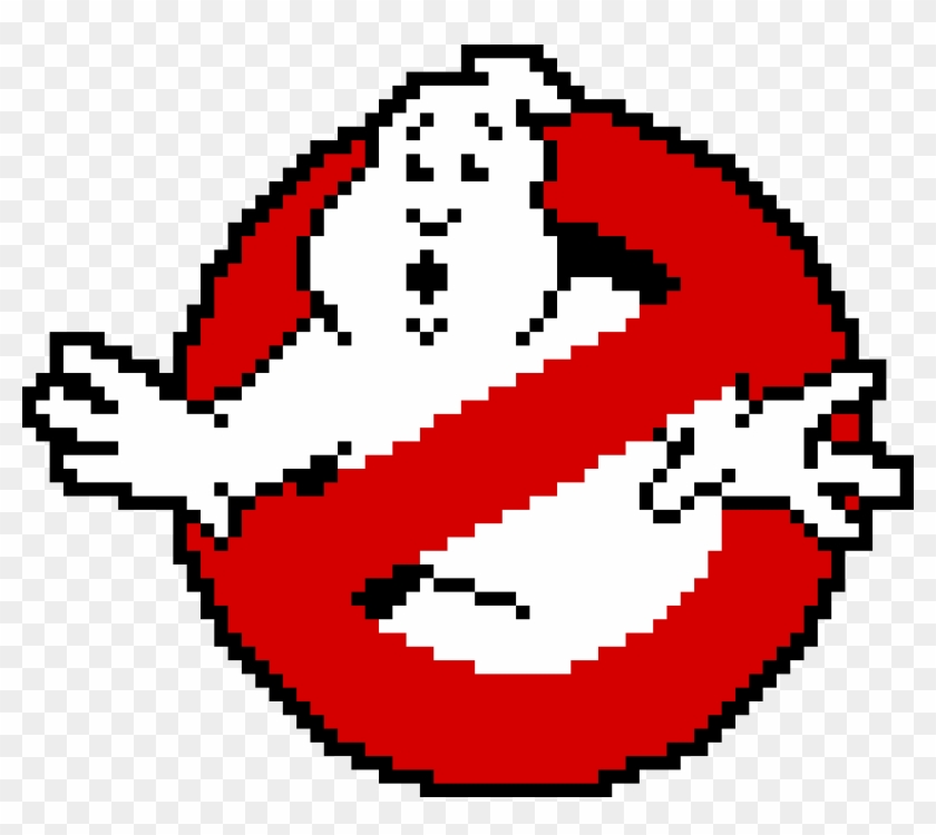 Ghostbusters Logo - Ghostbusters Logo Pixel Art Clipart #1069084