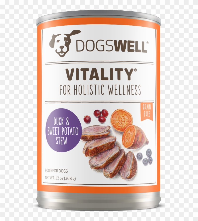 Vitality Duck And Sweet Potato Canned Dog Food - Dog Food Clipart #1069126