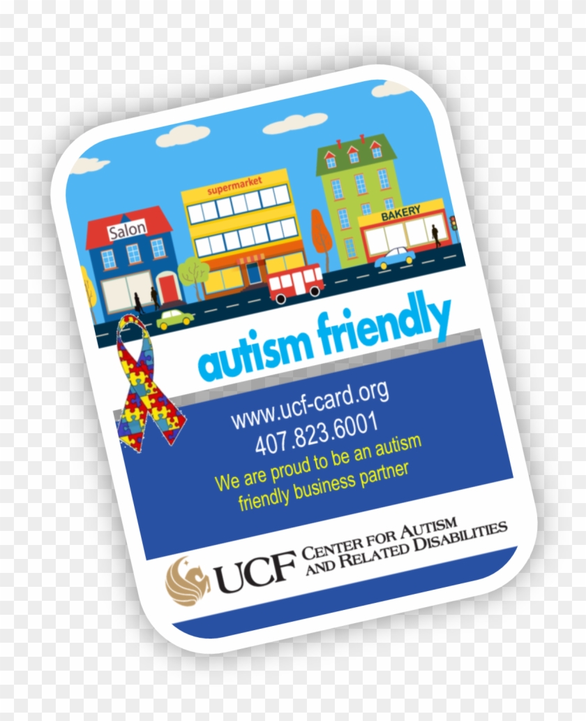 Autism Friendly Business Partner Card - University Of Central Florida Clipart #1069184