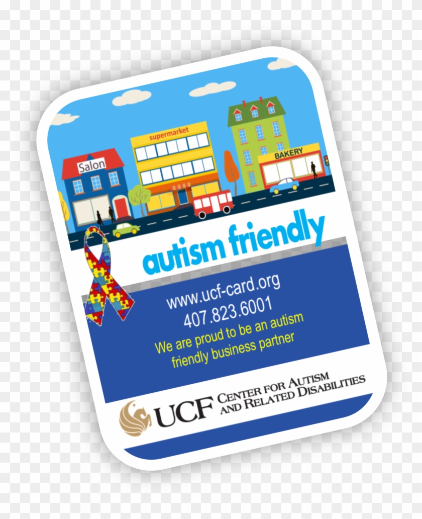 Autism Friendly Business Partner Card - University Of Central Florida Clipart