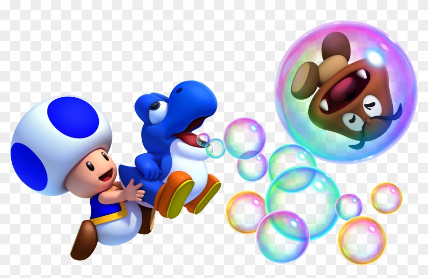 Power-ups - New Super Mario Bros U Baby Yoshi Clipart #1069696