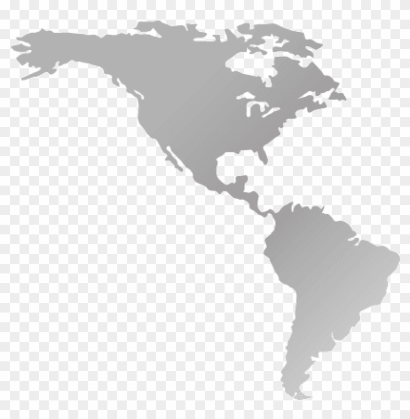 Free Png Download North America And South America Png - American Continent Map Vector Clipart