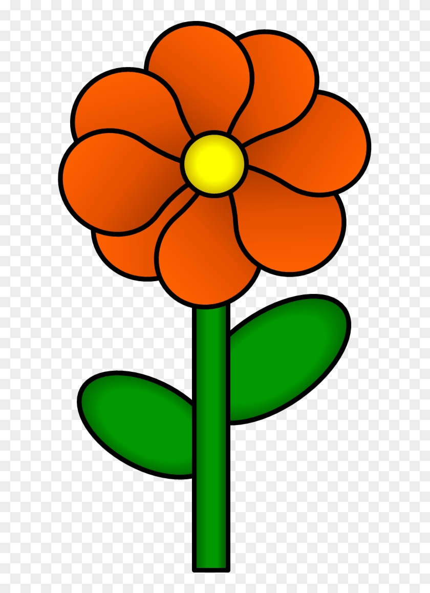 Flower Stem Png - Flower With A Stem Clip Art Transparent Png #1069895