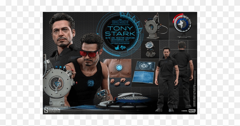 1 Of - Hot Toys Tony Stark Arc Reactor Creation Clipart #1070236