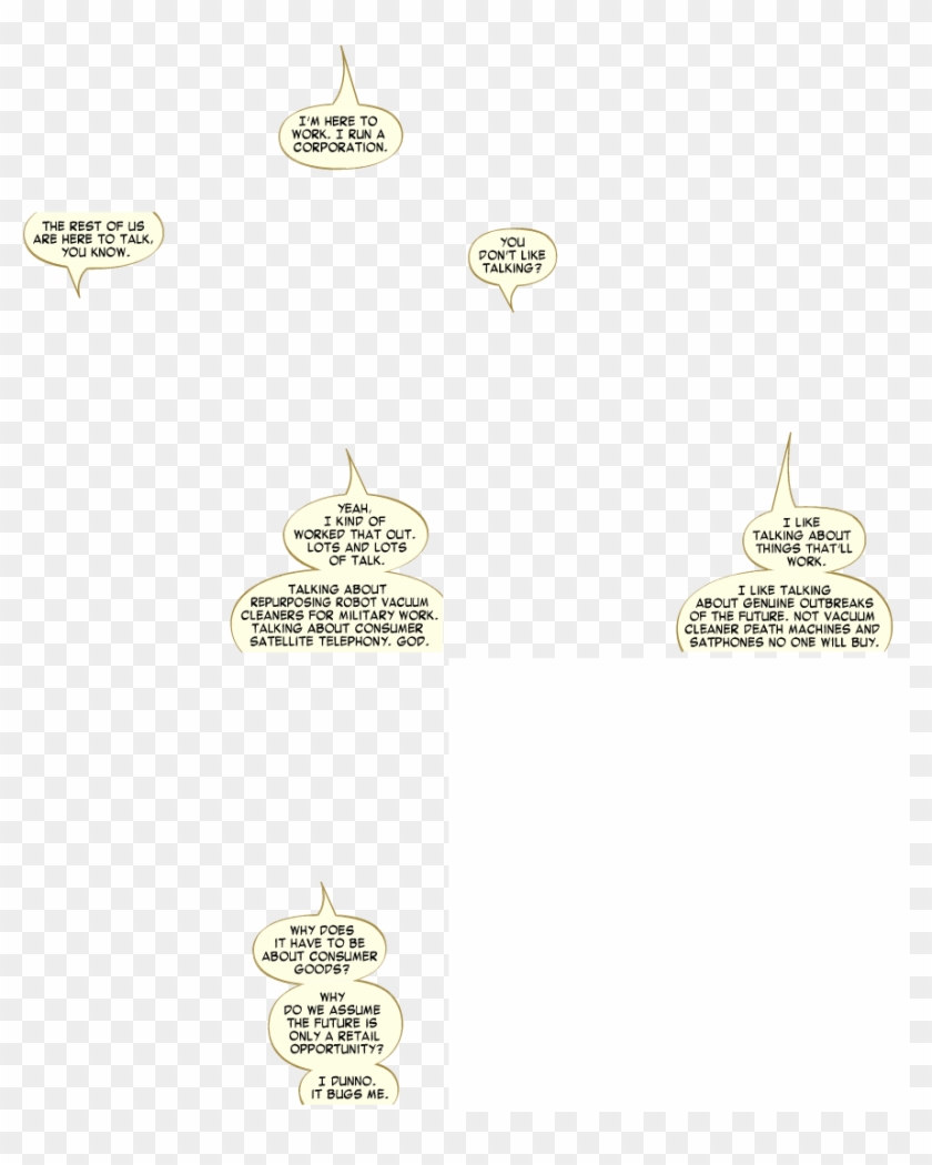 At An Emergent Tech Conference, Maya Hansen Finds Tony - Illustration Clipart