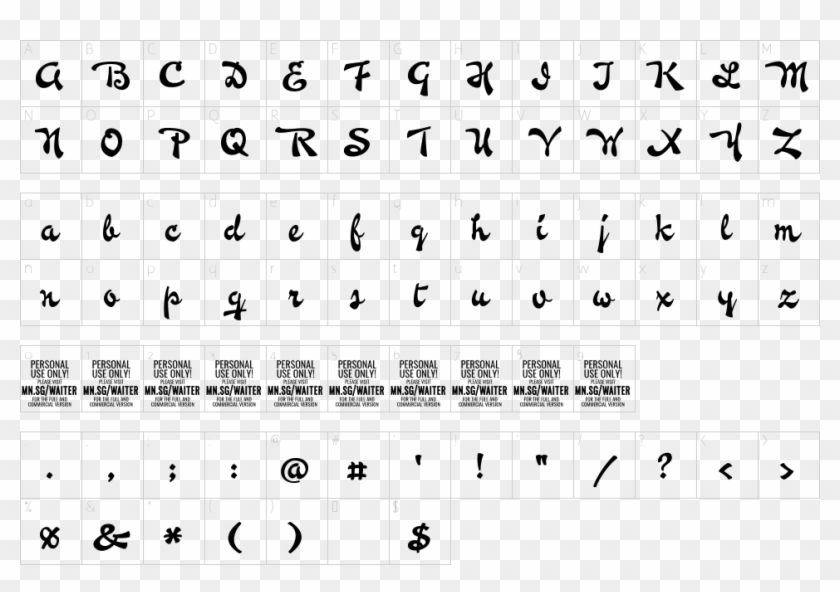 Character Map - Font Billions Star Clipart #1070415