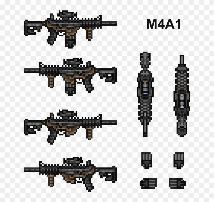 M4 Carbine , Png Download - Ranged Weapon Clipart #1070614