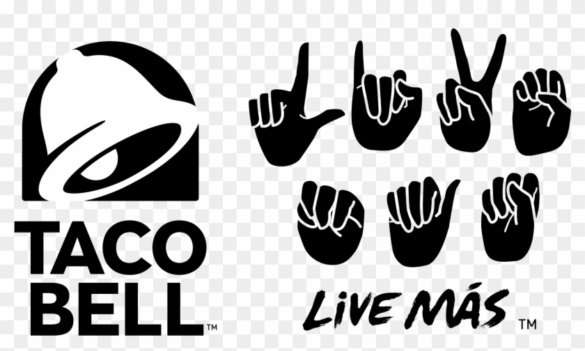 Taco Bell Live Mas Logo Png Royalty Free Stock - Taco Bell Logo 2018 Clipart #1070970