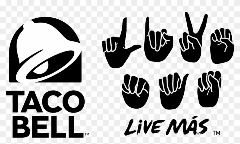 Taco Bell Live Mas Logo Png Royalty Free Stock - Taco Bell Logo 2018 Clipart