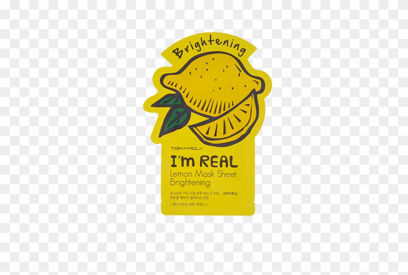 Tonymoly I'm Real Mask Lemon - Am Real Lemon Mask Sheet Brightening Clipart #1071154
