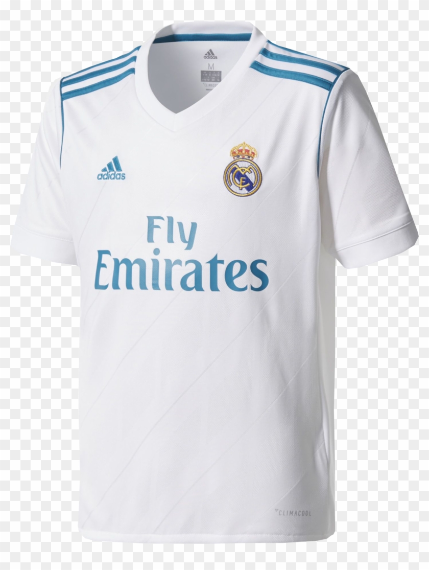 Front - Real Madrid White Jersey Clipart