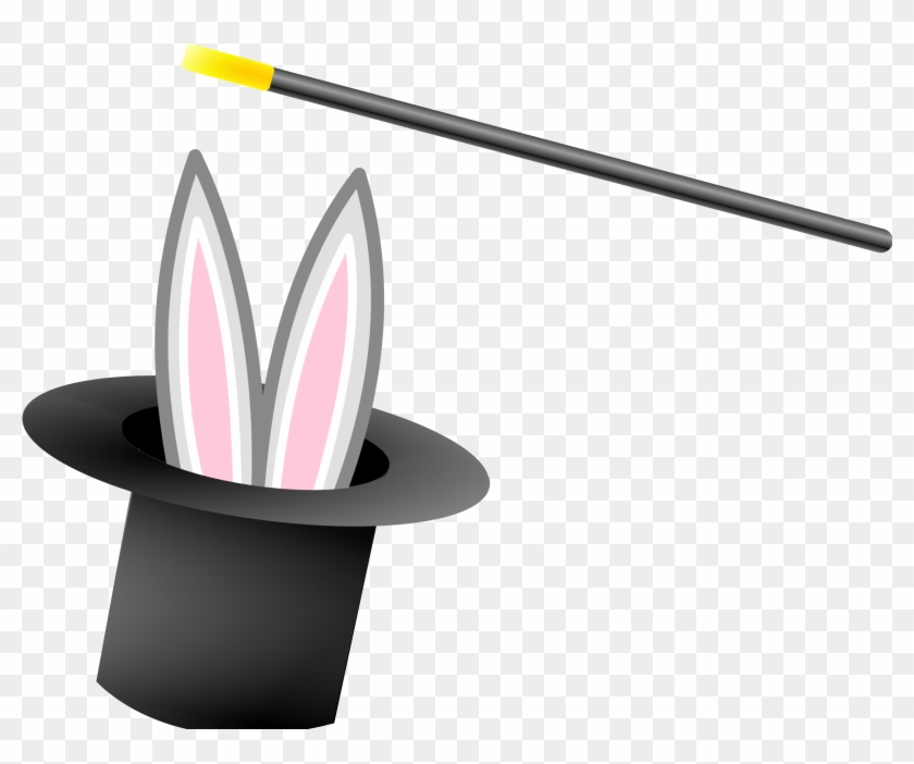 Fairy Wand Panda Free Images Fairywandclipart Ⓒ - Magician Hat Clip Art - Png Download