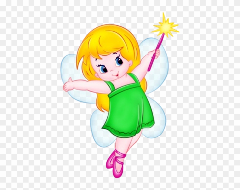 Cute Baby Fairies - Cartoon Image Of Fairy Clipart