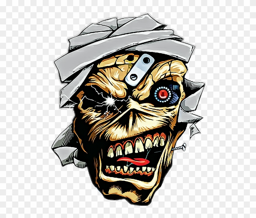 Ironmaiden Sticker - Iron Maiden Eddie Clipart