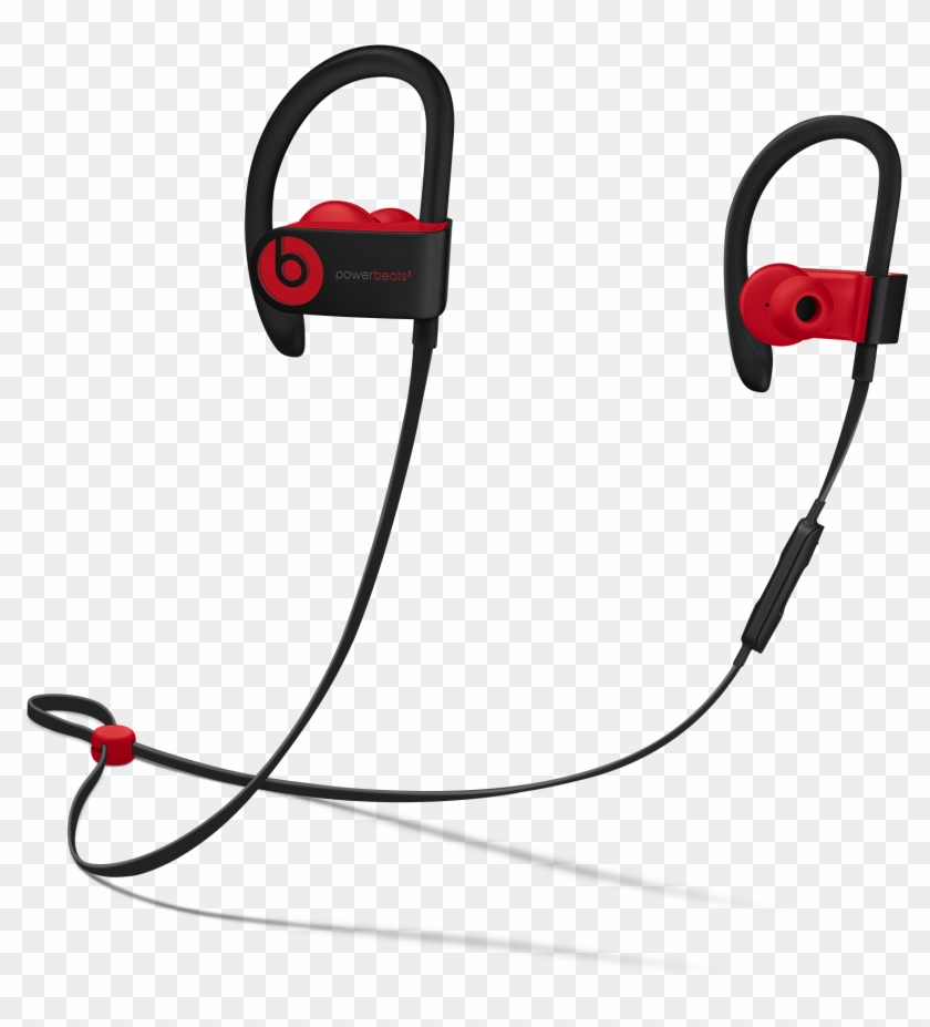 1800 X 1800 2 - Powerbeats3 Black And Red Clipart #1071971