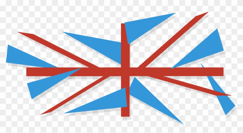 British Flag By Marcus - Uk Flag Abstract Png Clipart #1072390