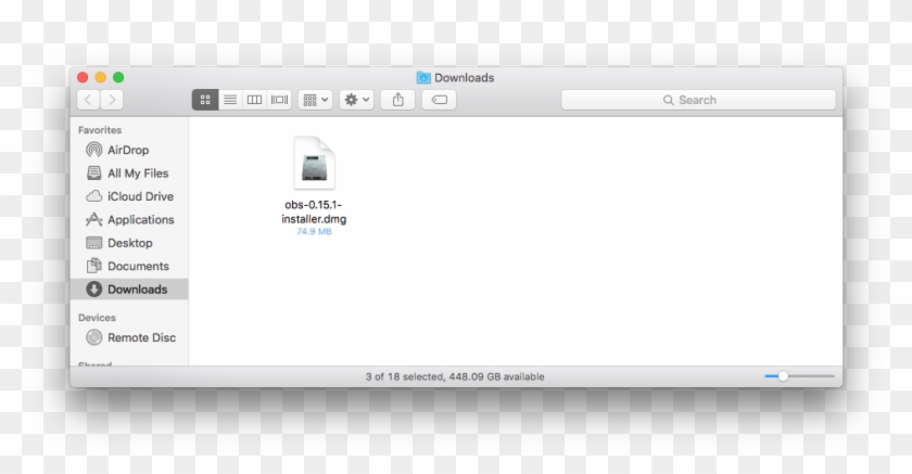 Locate The Install File - Mac Os Finder Html Template Clipart