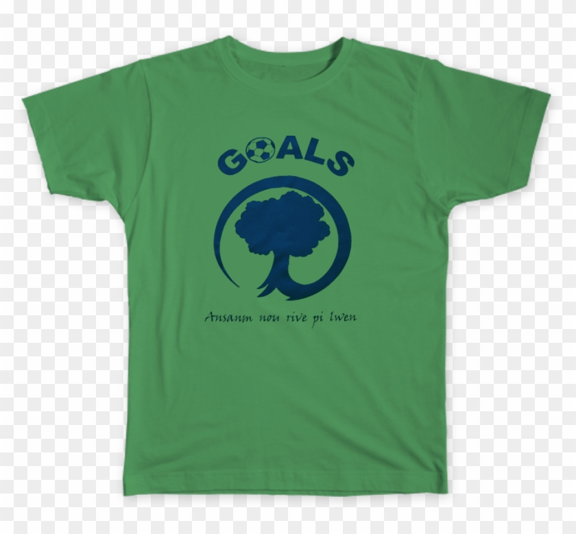 Green Goals T-shirt - Wall Decal Clipart #1072393