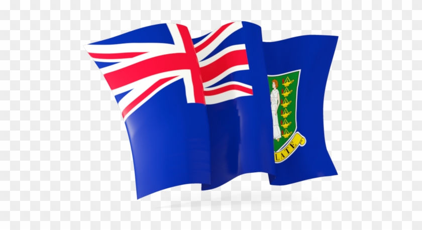 3d British Virgin Islands Flag - Cayman Island Waving Flag Clipart
