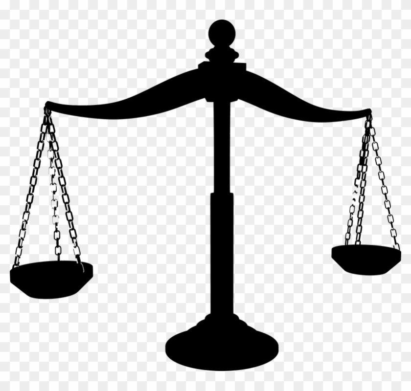 Image Png Image Law - Scales Of Justice Silhouette Clipart #1072542