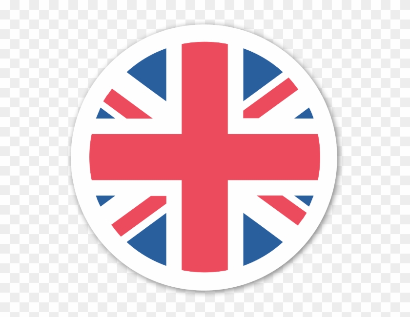 Uk Flag Sticker - English Flag Png Clipart