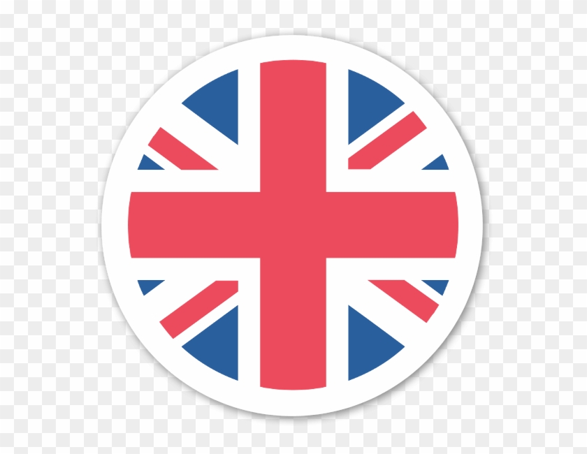 Uk Flag Sticker - English Flag Png Clipart #1072544
