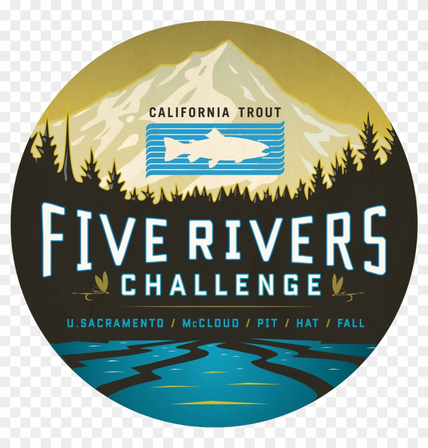 Five Rivers Challenge - Label Clipart