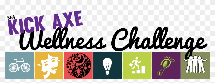 Kick Axe Wellness Challenge - Graphic Design Clipart #1072893