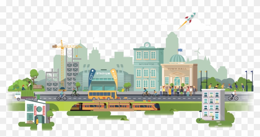 Your City - Metropolitan Area Clipart #1073166