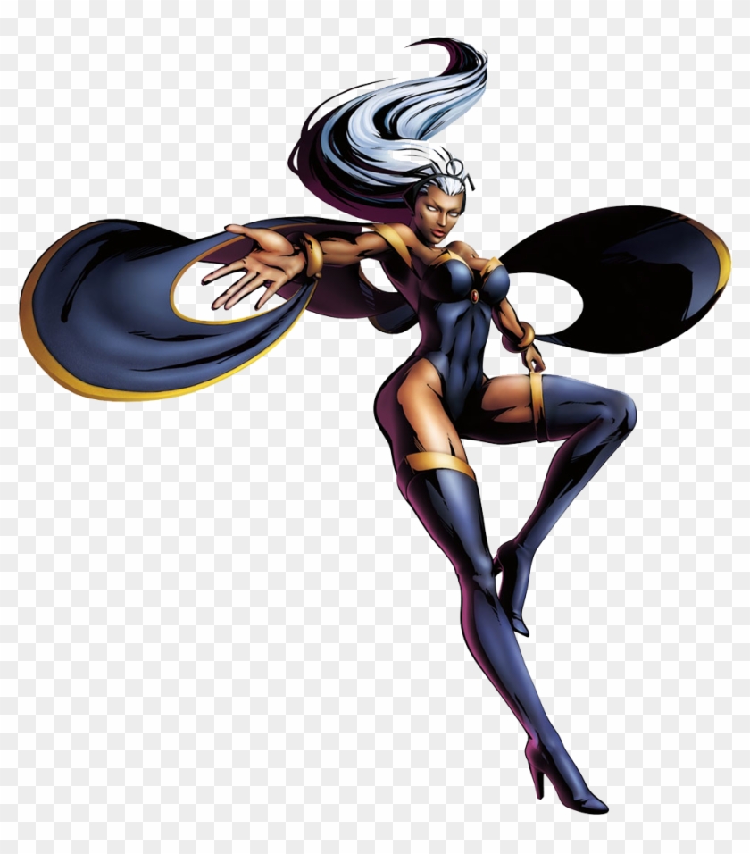 Storm X Men Png Transparent Image - Storm Marvel Vs Capcom 3 Clipart #1073169