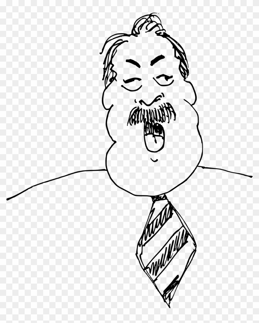 This Free Icons Png Design Of Singer With Tie , Png - Cartoon Clipart #1073529