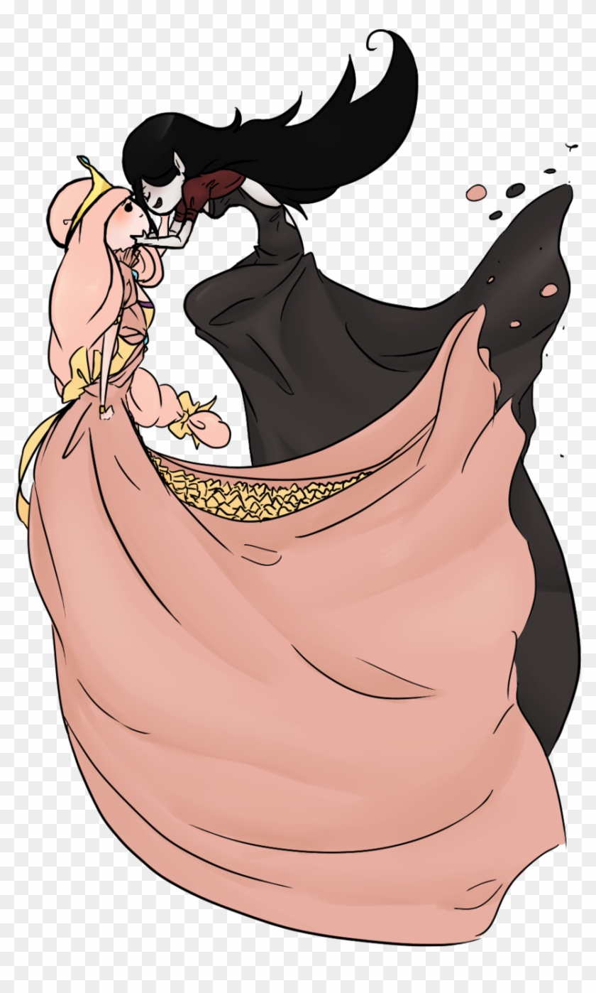 Adventure Time Chibi - Adventure Time Marceline And Princess Bubblegum Png Clipart