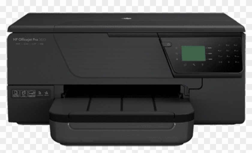 Free Png Download Hp Officejet Pro 3610 Black & White - Electronics Clipart