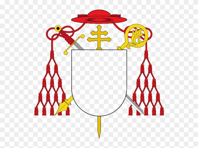 01 Coa Cardinal Prince-archbishop - Coat Of Arms Of A Cardinal Clipart #1074211