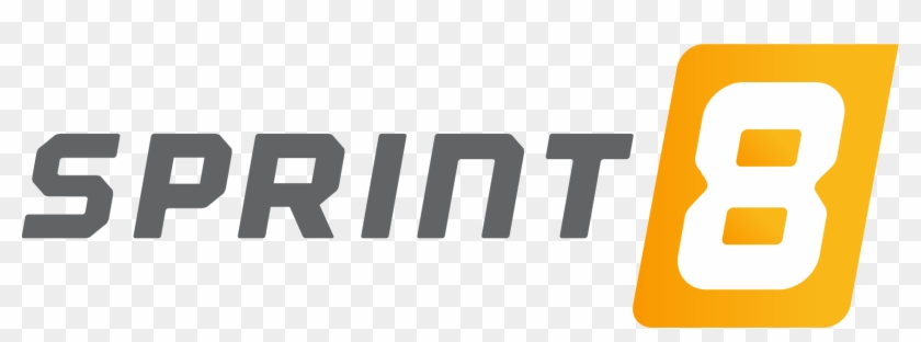 Sprint 8 Logo Rgb Grey W-gradient - Sprint 8 Clipart #1074581