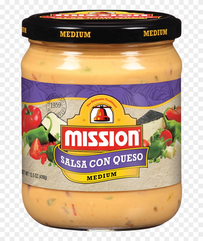 Salsa Con Queso Dip - Mission Tortilla Chips Clipart