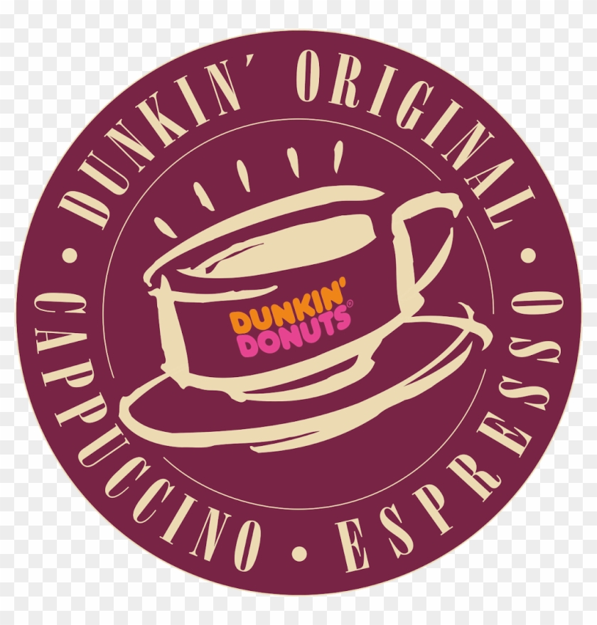 Logo Dunkin Donuts Cappuccino Vector Cdr & Png Hd - Dunkin Donuts Clipart