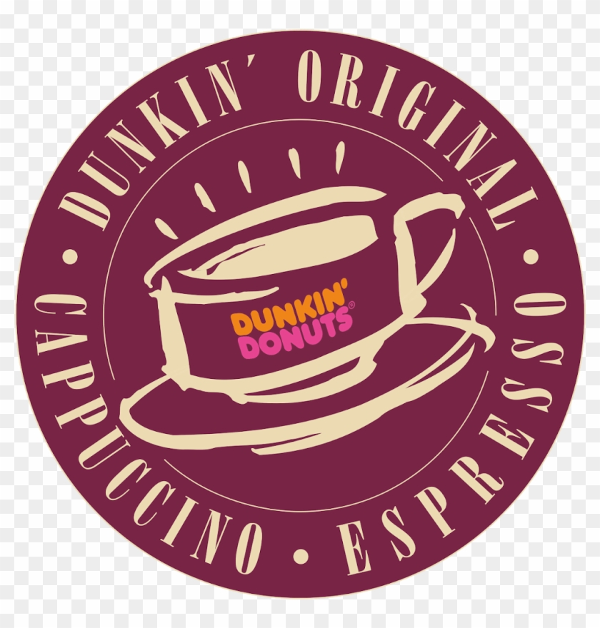 Logo Dunkin Donuts Cappuccino Vector Cdr & Png Hd - Dunkin Donuts Clipart #1075001