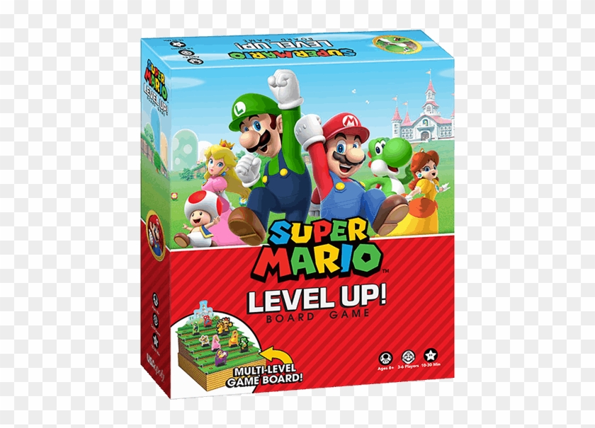 Level Up Board Game - Mario Level Up Clipart