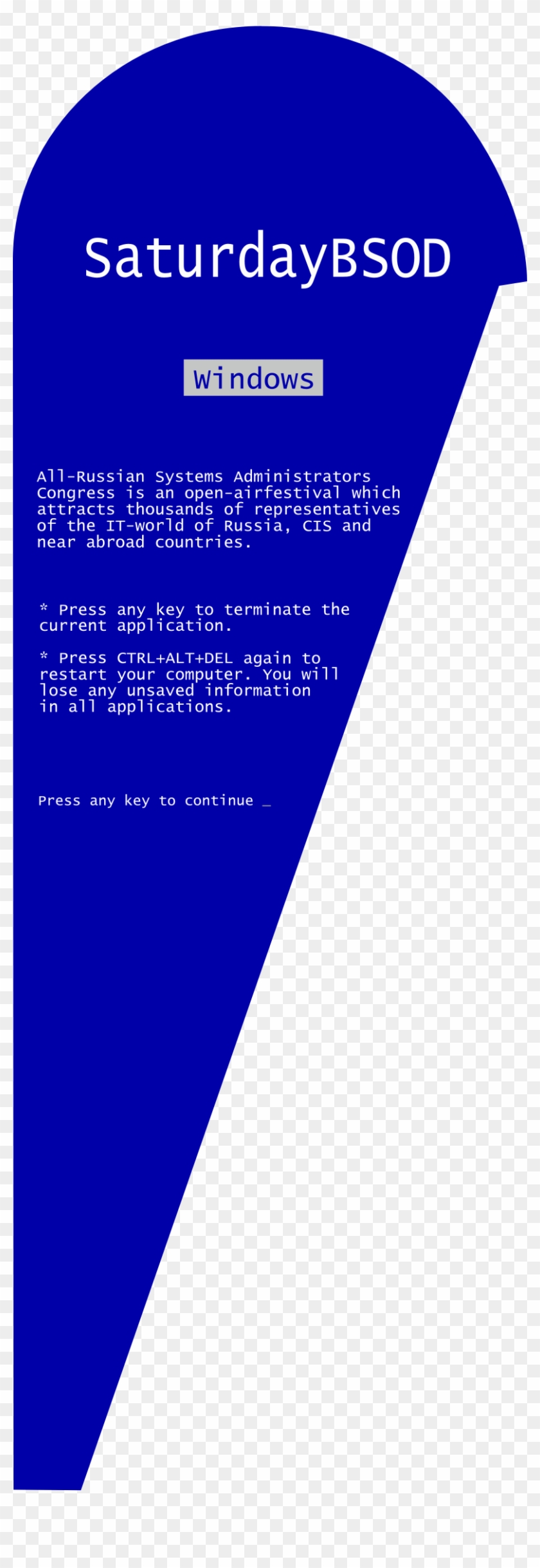 This Free Icons Png Design Of Bsod Winder Flag Clipart #1076038