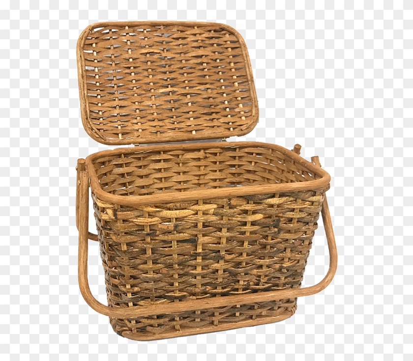 Rattan Picnic Basket , Png Download Clipart #1076047